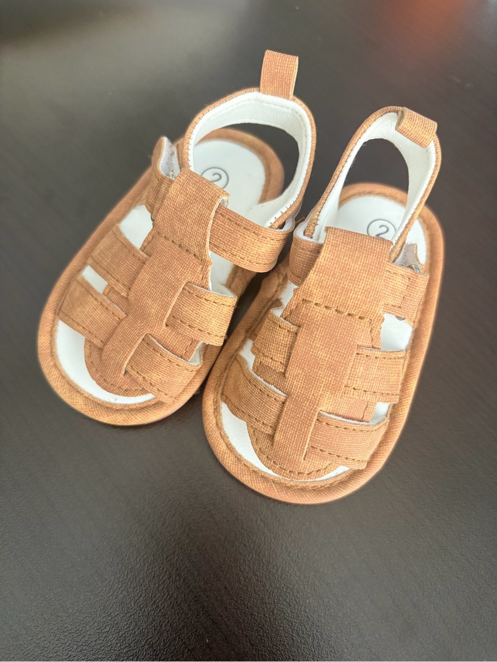 Baby Tan Fisherman Sandals - Lightweight Casual Shoes